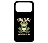 Carcasa para iPhone 17 Pro MAX Alerta de Rana no Cuestiones a la Rana