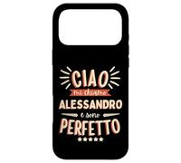 Carcasa para iPhone 17 Pro MAX Alessandro Idea Regalo Personalizzata Nome Divertente