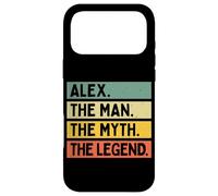 Carcasa para iPhone 17 Pro MAX Alex The Man The Myth The Legend - Cita Personalizada Divertida