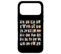 Carcasa para iPhone 17 Pro MAX Alfabeto Animales ABC Letras Jardín de Infantes Niño Niñas Maestro