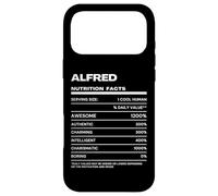 Carcasa para iPhone 17 Pro MAX Alfred Datos de Nutrición Nombre Gracioso