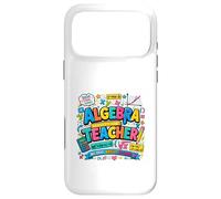 Carcasa para iPhone 17 Pro MAX Álgebra Educador Matemáticas Inspiración Diseño Colorido
