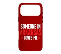 Carcasa para iPhone 17 Pro MAX Alguien en Arkansas me ama Heart State Vintage