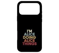 Carcasa para iPhone 17 Pro MAX Alice Name Alice Personalized Name First Given