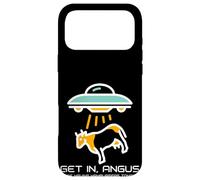 Carcasa para iPhone 17 Pro MAX Alien Abduction Cattle Angus Beef We're Having Hamburgers