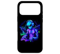 Carcasa para iPhone 17 Pro MAX Alien Cyborg DJ Robot Grabar Techno Música Cool Aliens