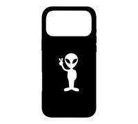 Carcasa para iPhone 17 Pro MAX Alien Disclosre/OVNI o UAP Peace Sign Crop Circle Design