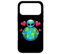 Carcasa para iPhone 17 Pro MAX Alien Earth Day Hug Hugging Planet Lover Niños Niñas