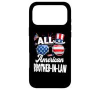 Carcasa para iPhone 17 Pro MAX All American Brother In Law USA Flag Sunglasses 4th of July