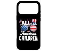 Carcasa para iPhone 17 Pro MAX All American Children American Flag Sunglasses 4th of July