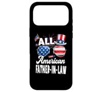 Carcasa para iPhone 17 Pro MAX All American Father In Law USA Flag Sunglasses 4th of July