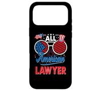 Carcasa para iPhone 17 Pro MAX All American Lawyer American Flag Sunglasses 4th of July