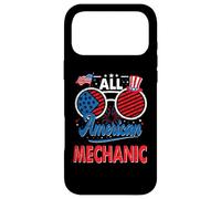 Carcasa para iPhone 17 Pro MAX All American Mechanic American Flag Sunglasses 4th of July