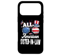 Carcasa para iPhone 17 Pro MAX All American Sister In Law USA Flag Sunglasses 4th of July