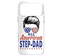 Carcasa para iPhone 17 Pro MAX All American Step-Dad Sunglasses USA Flag 4th of July