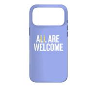 Carcasa para iPhone 17 Pro MAX All Are Welcome with Safety Pin Graphic