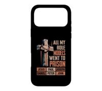 Carcasa para iPhone 17 Pro MAX All My Role Models Went Pr Son Jesús Biblia Verso Religioso
