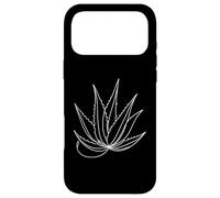 Carcasa para iPhone 17 Pro MAX Aloe Vera Arte Lineal Amante Plantas