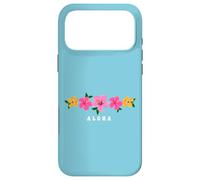 Carcasa para iPhone 17 Pro MAX Aloha Hibiscus Flowers Hawaiian Islands Hawaii Surfer