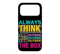 Carcasa para iPhone 17 Pro MAX Always Think Outside The Box Illustration Graphic Designs