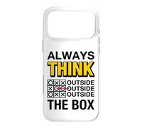 Carcasa para iPhone 17 Pro MAX Always Think Outside The Box Illustration Graphic Designs
