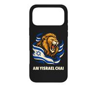 Carcasa para iPhone 17 Pro MAX Am Yisrael Chai León de Judá Bandera Israelí Inglés