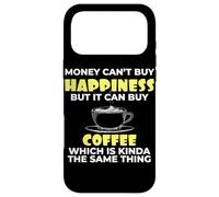 Carcasa para iPhone 17 Pro MAX Ama el café El Dinero no Puede Comprar la Felicidad, Pero Puede Comprar café