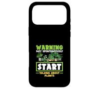 Carcasa para iPhone 17 Pro MAX Amante de Las Plantas Comienza a Hablar de Plantas Jardinero Divertido