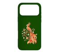 Carcasa para iPhone 17 Pro MAX Amante de los Azulejos de Mahjong Phoenix con Forma de pájaro fénix en Flor