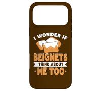 Carcasa para iPhone 17 Pro MAX Amante de Nueva Orleans Me pregunto si Beignets piensan en mí también