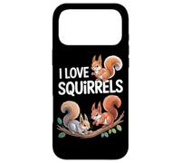 Carcasa para iPhone 17 Pro MAX Amantes de los Animales Lindos I Love Squirrels
