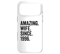 Carcasa para iPhone 17 Pro MAX Amazing Wife Since 1996 | 30 Aniversario de Boda 30 años