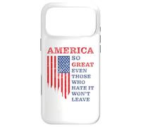 Carcasa para iPhone 17 Pro MAX America: So Great Even Those Who Hate It Won’t Leave Humor