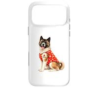 Carcasa para iPhone 17 Pro MAX American Akita Dog Mom | Amo a mamá, Lindo Cachorro