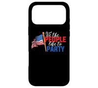 Carcasa para iPhone 17 Pro MAX American Flag 4th of July We The People Like To Party