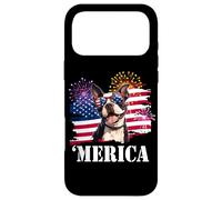 Carcasa para iPhone 17 Pro MAX American Flag Patriotic USA 4th July Merica Bostie Lover
