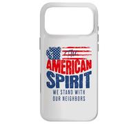 Carcasa para iPhone 17 Pro MAX American Spirit Nosotros El Pueblo Estamos con los vecinos Democracia