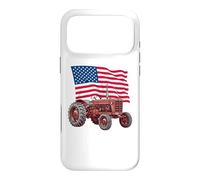 Carcasa para iPhone 17 Pro MAX American USA Flag Tractor Farmer