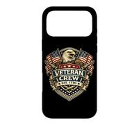 Carcasa para iPhone 17 Pro MAX American Veteran Crew EST 1776 Eagle Shield Patriotic USA