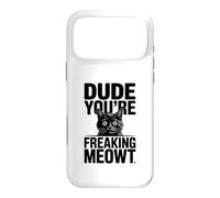 Carcasa para iPhone 17 Pro MAX Amigo, Eres una Maldita Imagen de Gato sorprendido por Meowt