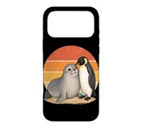 Carcasa para iPhone 17 Pro MAX Amistad de Sellos y pingü