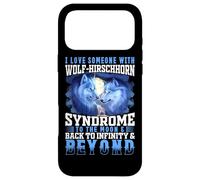 Carcasa para iPhone 17 Pro MAX Amo a Alguien con síndrome de Wolf-Hirschhorn hasta la Luna & B