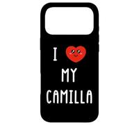Carcasa para iPhone 17 Pro MAX Amo A Camilla Nombre Gracioso