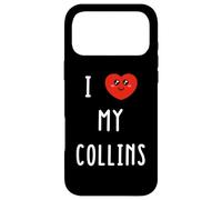 Carcasa para iPhone 17 Pro MAX Amo A Collins Nombre Gracioso