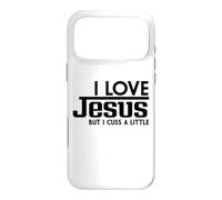 Carcasa para iPhone 17 Pro MAX Amo a Jesús, Pero a Veces me callo un Poco