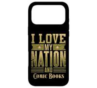 Carcasa para iPhone 17 Pro MAX Amo a mi nación y cómics - Patriotic American