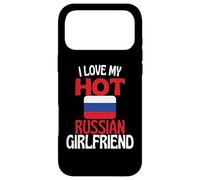 Carcasa para iPhone 17 Pro MAX Amo a mi Novia Rusa Caliente Relación Divertida con Rusia
