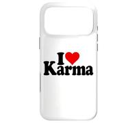 Carcasa para iPhone 17 Pro MAX Amo EL Karma del CORAZÓN