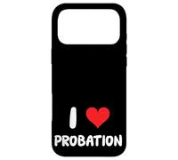 Carcasa para iPhone 17 Pro MAX Amo la Libertad condicional - Ley de violación de condenados de la cárcel del Oficial del corazón