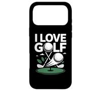 Carcasa para iPhone 17 Pro MAX Amo la pasión del Golfista Aficionado al Golf